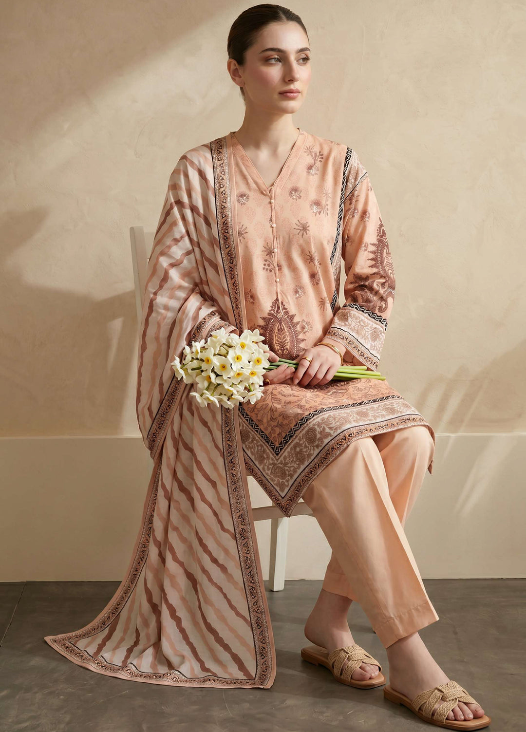 Zellbury Women RTW Printed Lawn 3 Piece Suit ZB26RLC WPS2632696 - Casual Collection