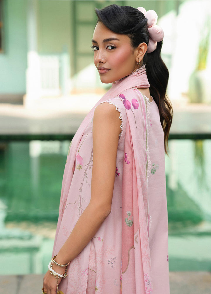 Q Prints by Qalamkar Unstitched Lawn Printed 3 Piece Suit QLK26QP Iona - Summer Collection