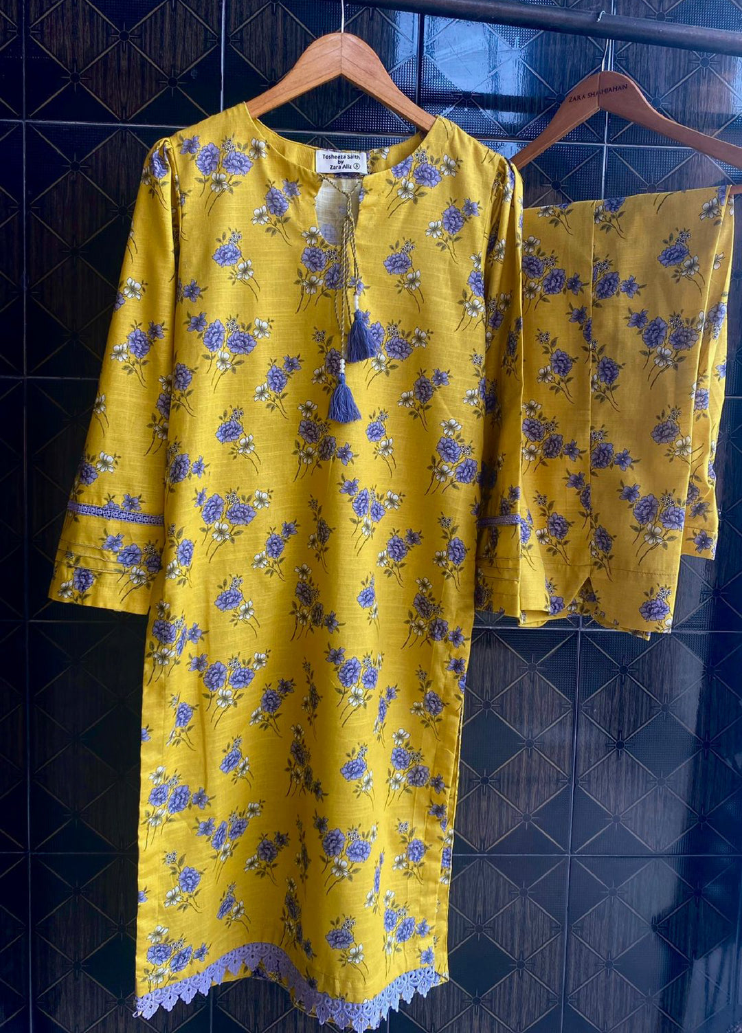 Tosheeza Saith Women Pret 2 Piece stiched khhader two piece D-03 - Winter Collection