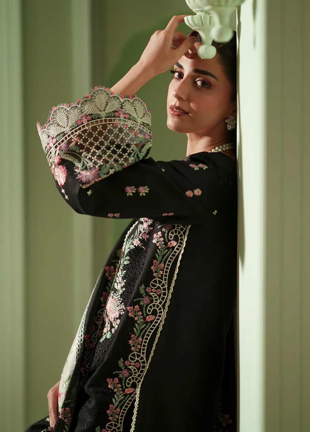 Mashriq by Bin Ilyas Unstitched Embroidered Lawn 3 Piece Suit BI26UML D112B - Festive Collection