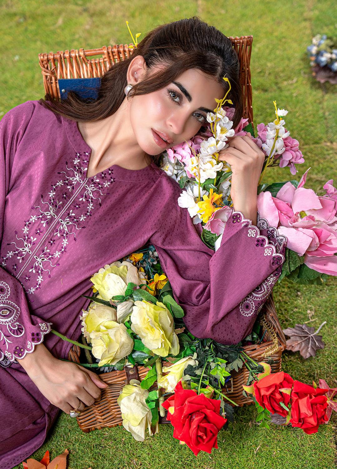 Luna by Manahil Lakhani RTW Embroidered Lawn 2 Piece Suit ML26ULL PRISM - Summer Collection