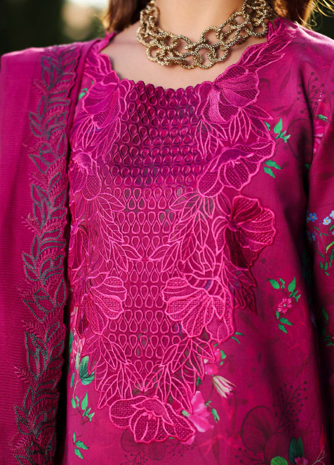 Florence by Rang Rasiya Unstitched Embroidered Lawn 3 Piece Suit RR26UFL Mahra - Summer Collection