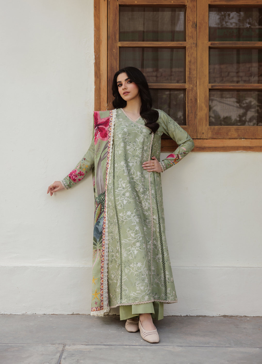 Zync by Florent Whispers Unstitched Embroidered Modal 3 Piece FL25WW FL-6A - Winter Collection