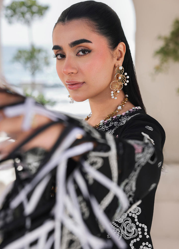 Sahil by Qalamkar Unstitched Embroidered Luxury Lawn 3 Pcs Suit QLK26US SA-02 Liana - Summer