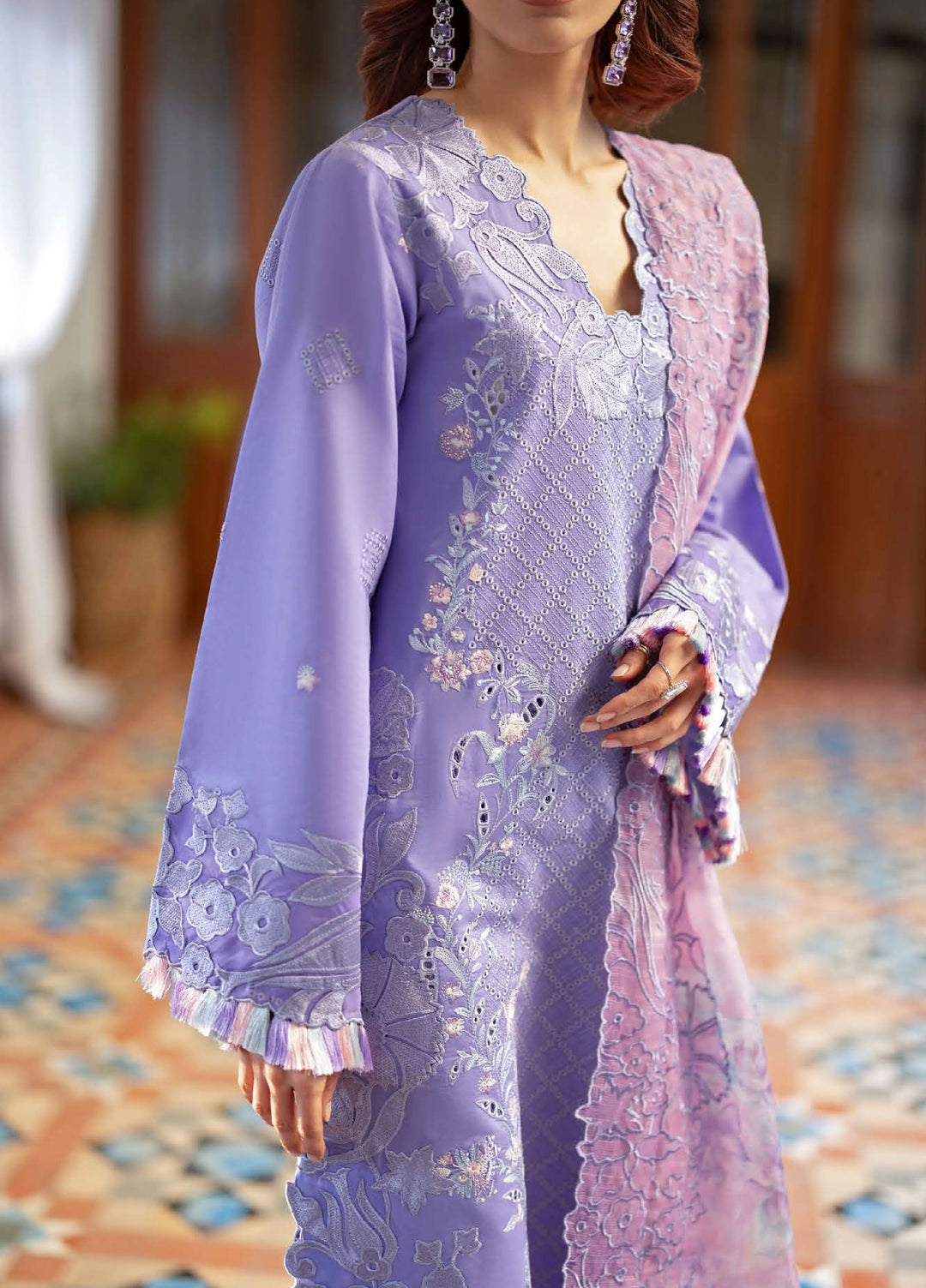 Astoria by Mushq Unstitched Embroidered Lawn 3 Piece Suit MQ26UAL 305-Noctelle - Festive Collection