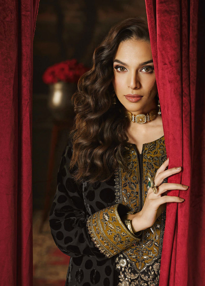 Signora by Charizma Unstitched Velvet Embroidered Suits 3 Piece CRZ25SV CVT5-14 - Festive Collection