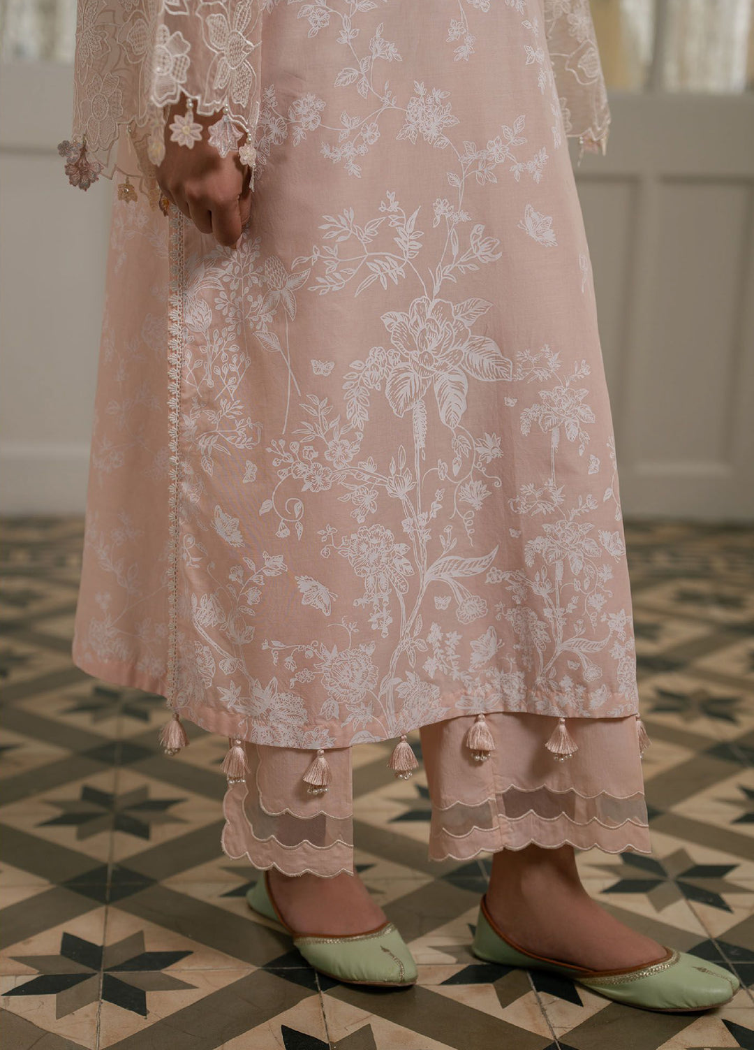 Mahiri by Cross Stitch Unstitched Embroidered Lawn 3 Piece Suit CS26UM D-3 PASTEL MELODY - Summer Collection