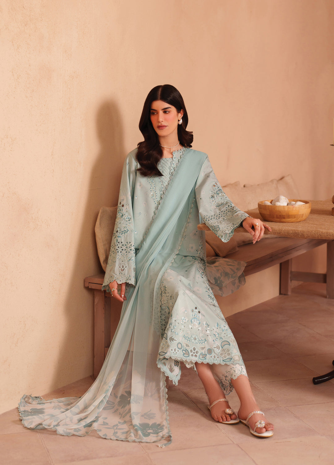 Iznik Unstitched Embroidered Lawn 3 Piece Suit IZ26ULE EL-05 - Eid Collection