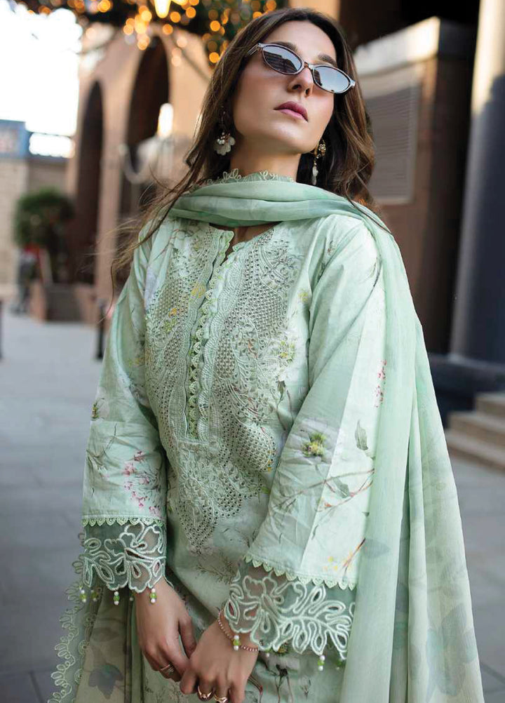 Sunshine Bloom by Al Zohaib Unstitched Embroidered Lawn 3 Piece Suit AZ26USL D2 - Summer Collection