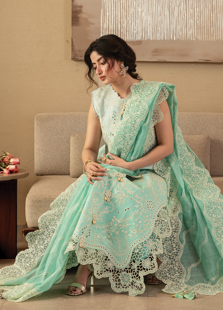 Sirene by Mahnur Unstitched Embroidered Lawn 3 Piece Suit MN26USL S-08 - Summer Collection