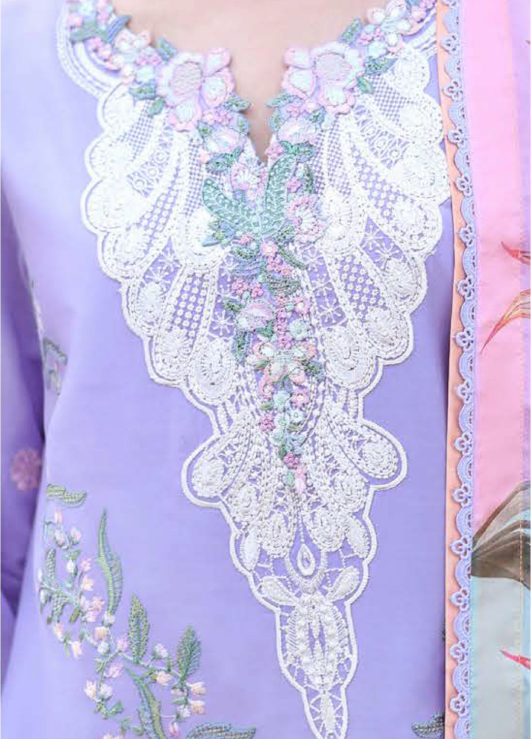 The Secret Garden by Mushq Unstitched Embroidered Lawn 3 Piece Suit MU26ULSG Hidden Dahlia HUNSS260207 - Festive Collection