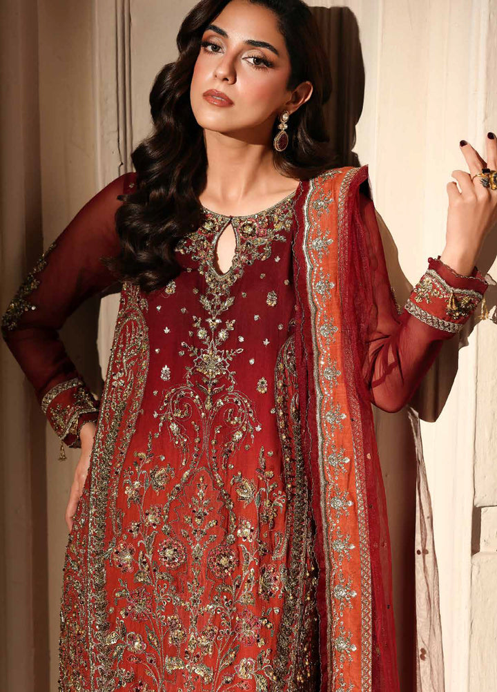 Dastan E Jashan by Charizma Unstitched Embroidered Chiffon 3 Piece Suit CHR26UDJ DJW6-08 - Festive Collection