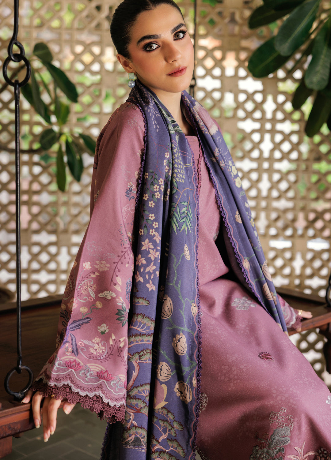 Zync by Florent Whispers Unstitched Embroidered Modal 3 Piece FL25WW FL-9A - Winter Collection