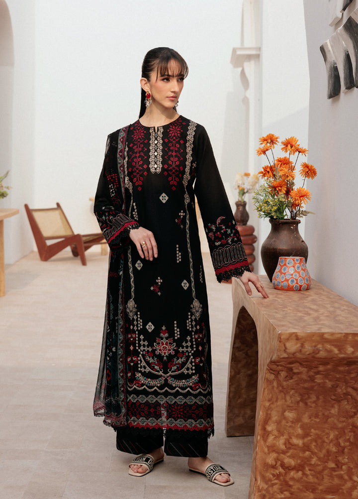 Zync by Florent Untitched Lawn Embroidered 3 Piece Suit FL26UZ FZ-8A - Summer Collection