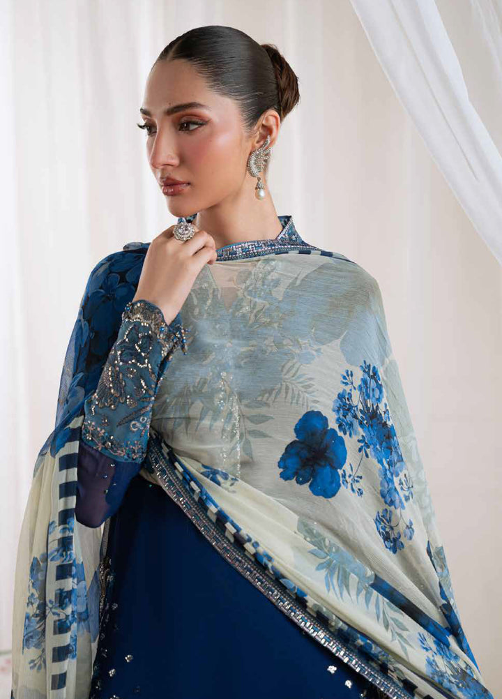 Amaya by Nureh Unstitched Embroidered Chiffon 4 Piece Suit NU26UCA AM-37 - Festive Collection