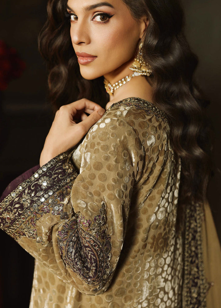 Signora by Charizma Unstitched Velvet Embroidered Suits 3 Piece CRZ25SV CVT5-13 - Festive Collection