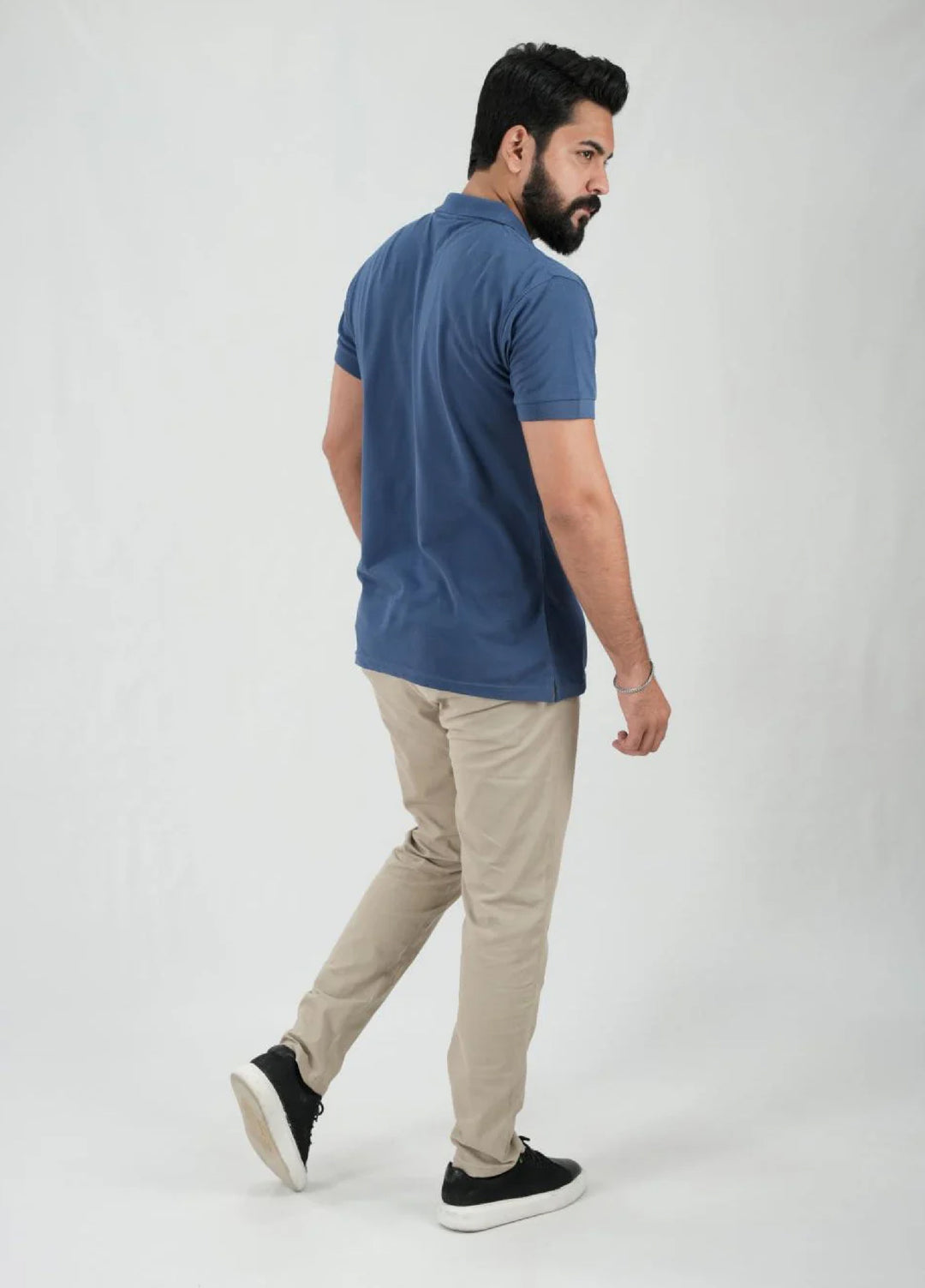 Mercato RTW Solids Cotton 1 Piece Navy Blue Polo Shirt