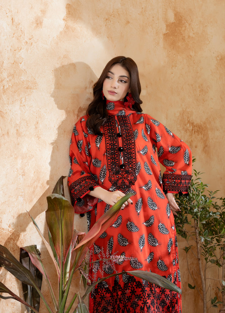 Salina by Regalia Textiles Unstitched Embroidered Lawn 3 Piece Suit RG26USVII D-8 - Summer Collection