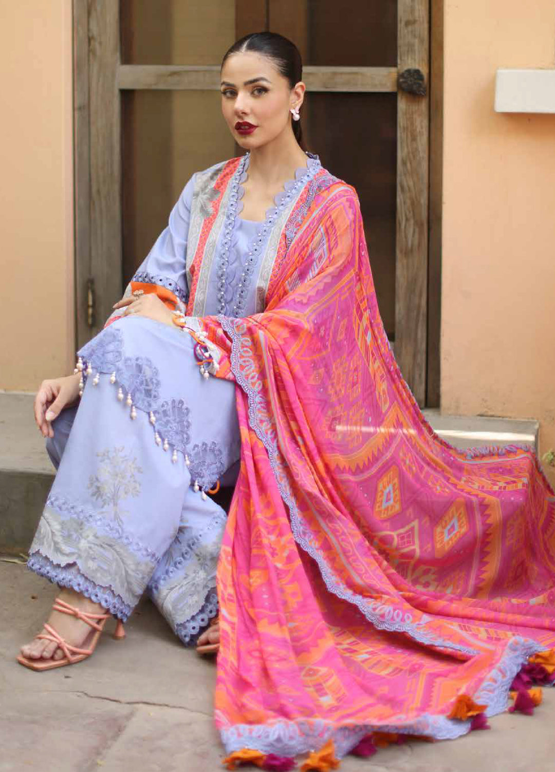 Aniiq by Charizma Unstitched Embroidered Lawn 3 Piece Suit CHR26UAL AN6-07 - Summer Collection