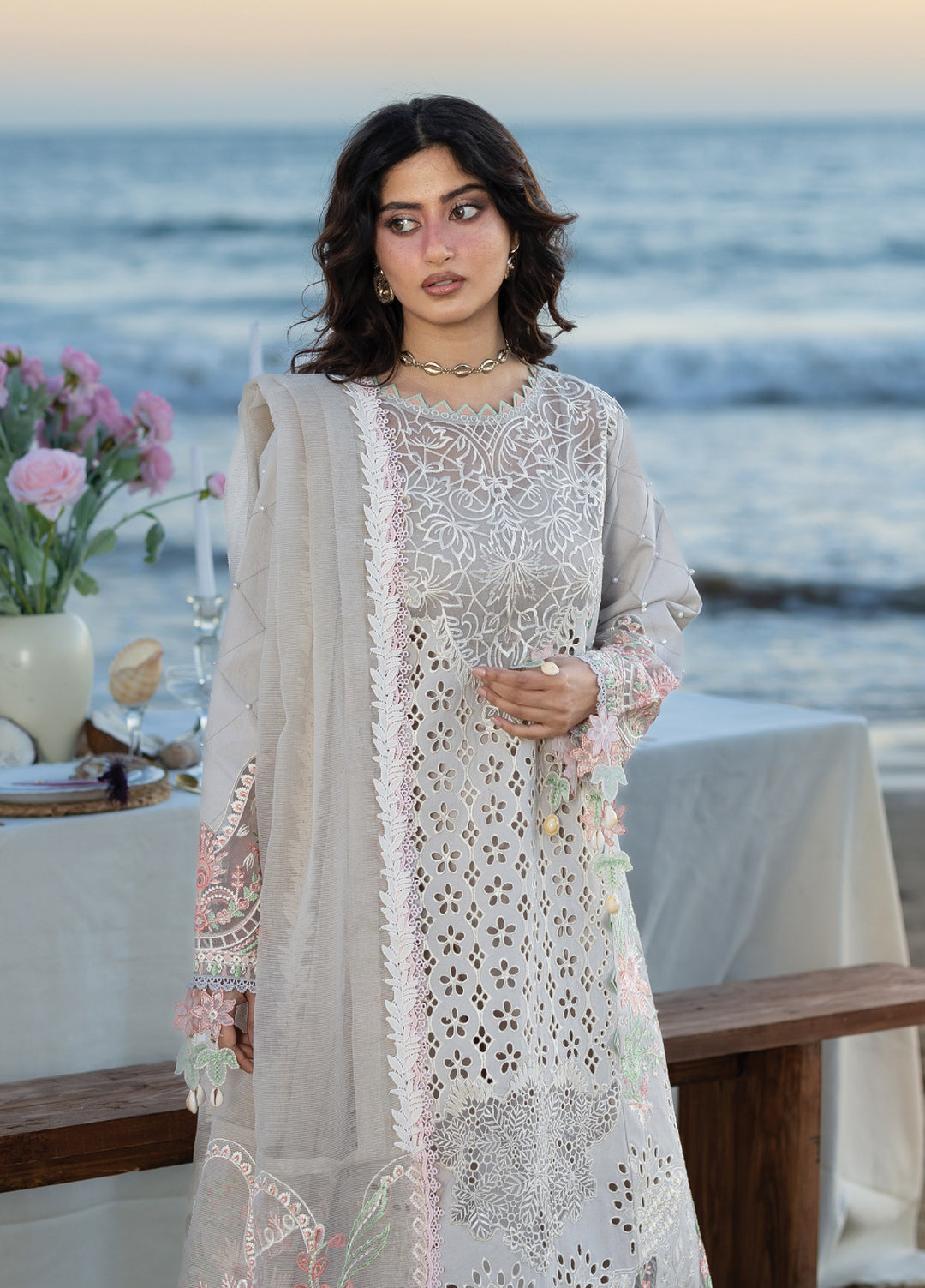 Sirene by Mahnur Unstitched Embroidered Lawn 3 Piece Suit MN26USL S-06 - Summer Collection