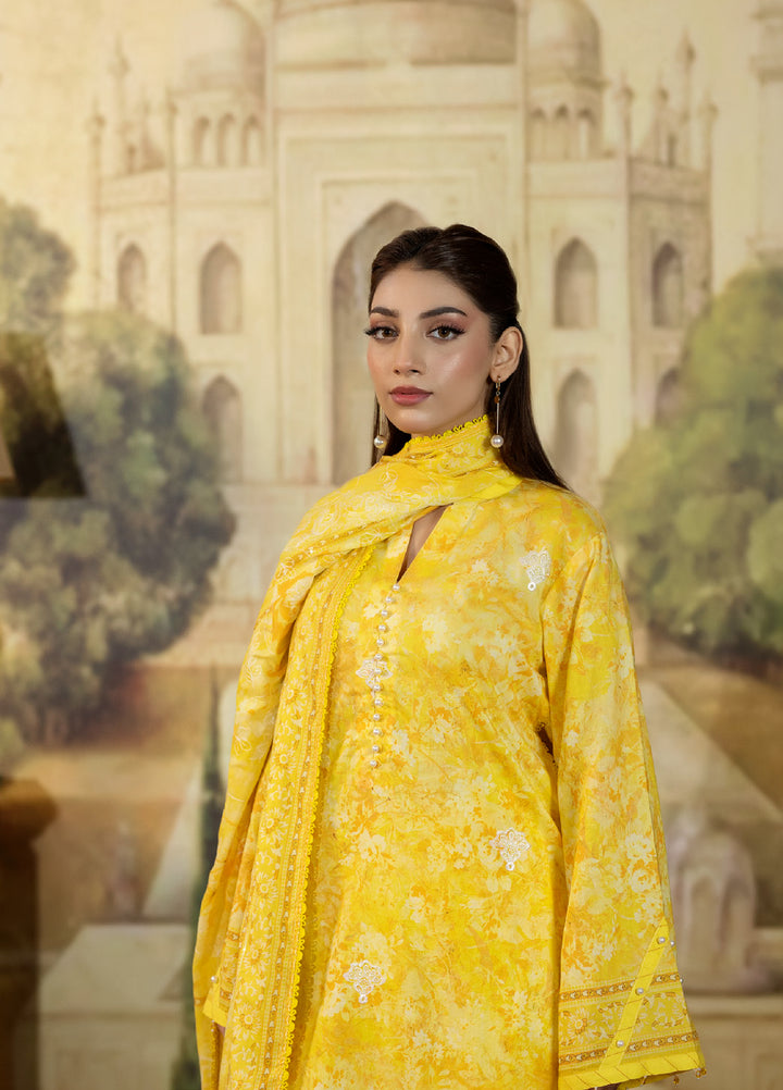 Regalia Textile Unstitched Embroidered Lawn 3 Piece Suit RG26EUS D-9 - Summer Collection