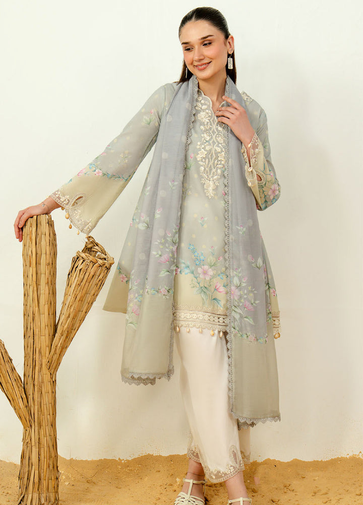 Sundaze by Zarposh Unstitched Printed Lawn 3 Piece Suit ZR26USL Nivara - Festive Collection