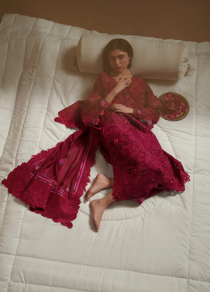 Mashriq by Bin Ilyas Unstitched Embroidered Lawn 3 Piece Suit BI26UML D113B - Festive Collection