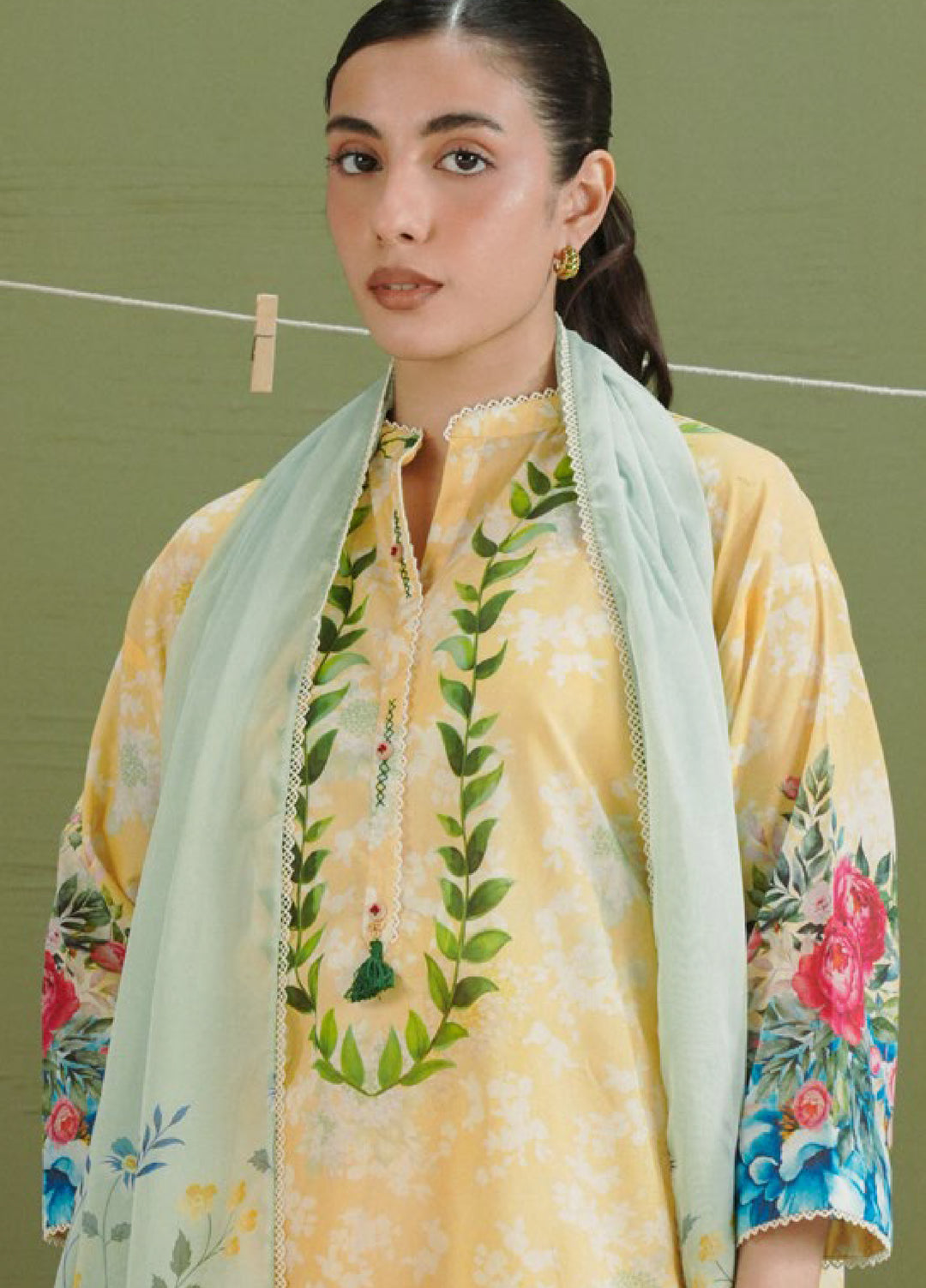 Coco by Zara Shahjahan Unstitched Printed Lawn 3 Piece Suit CZS26PS ZCP-26 08 A - Summer Collection