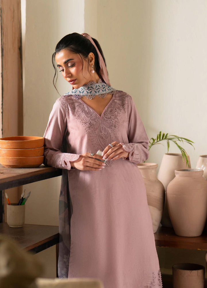 Raha by Nureh Unstitched Embroidered Jacquard Lawn 3 Piece Suit NU26URJ NE-238 - Festive Collection