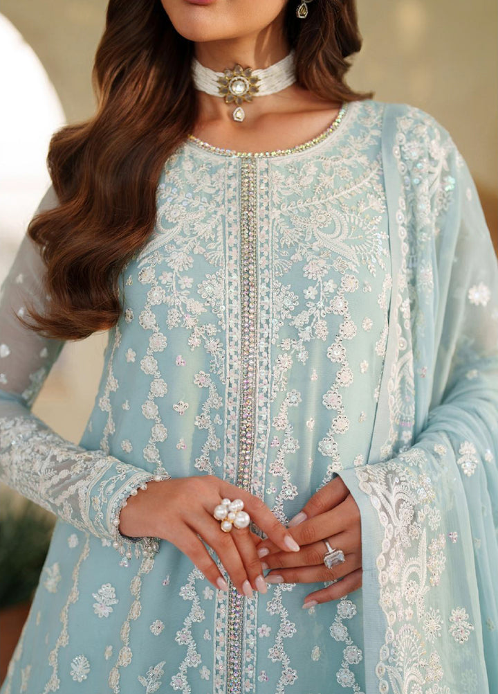 Meesa by Zarif Unstitched Chiffon Embroidered Suits 3 Piece ZAF25MF ZRF-ML-04 MUNAAR - Winter Collection