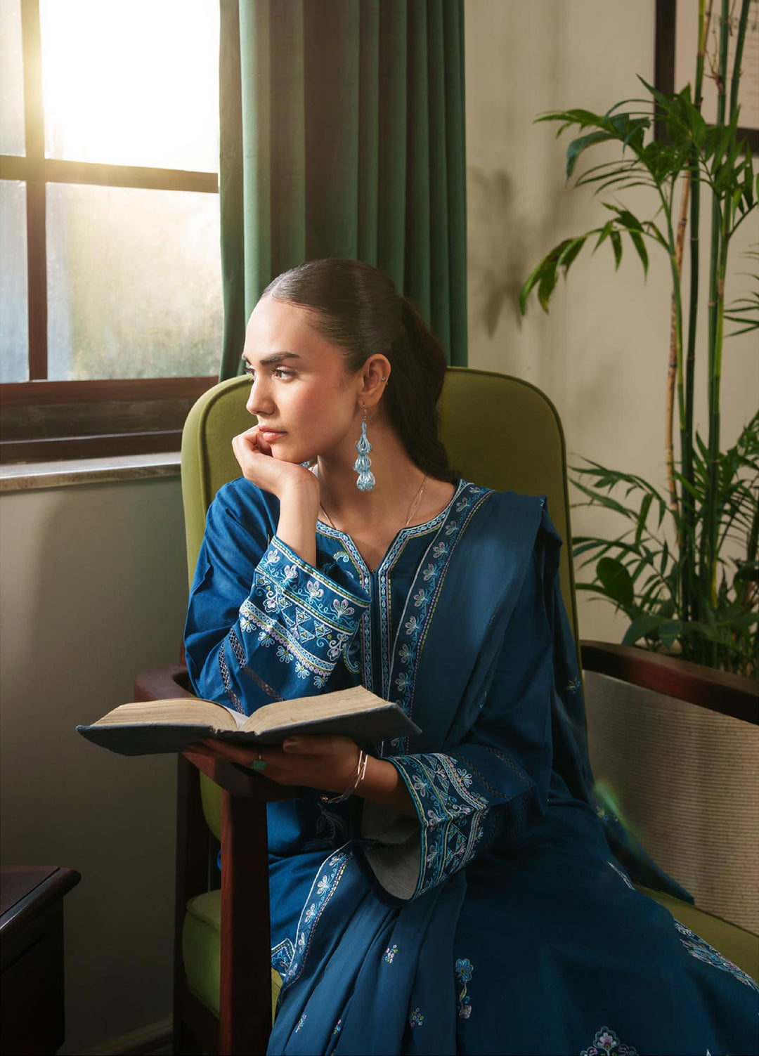 RajBari Women RTW Embroidered Lawn 3 Piece Suit RB26PLE Zareen 02 - Eid Collection