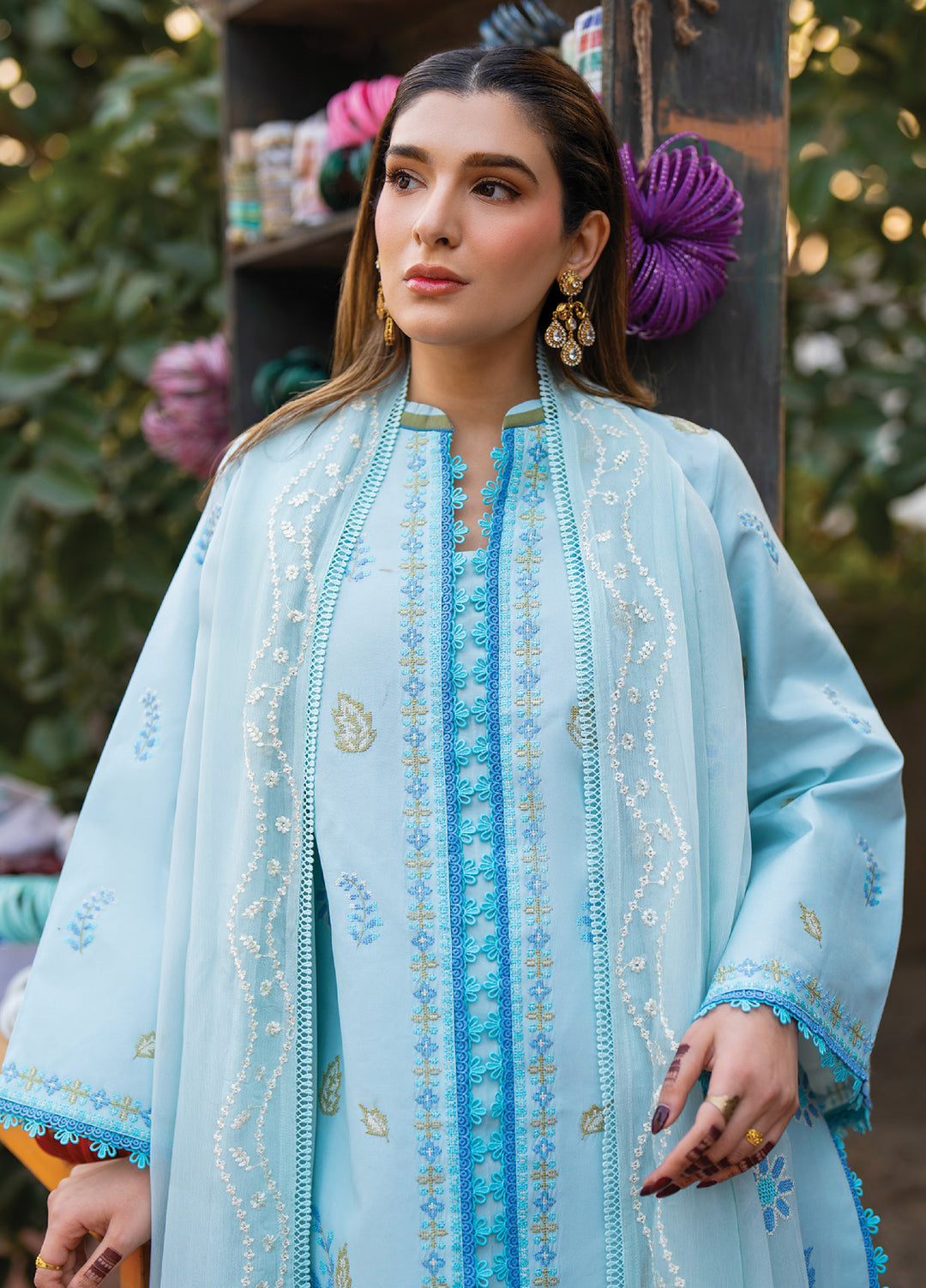 Satrangi by Mahnur Unstitched Embroidered Lawn 3 Piece Suit MN26ULS S-02 - Summer Collection