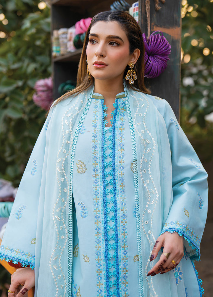 Satrangi by Mahnur Unstitched Embroidered Lawn 3 Piece Suit MN26ULS S-02 - Summer Collection