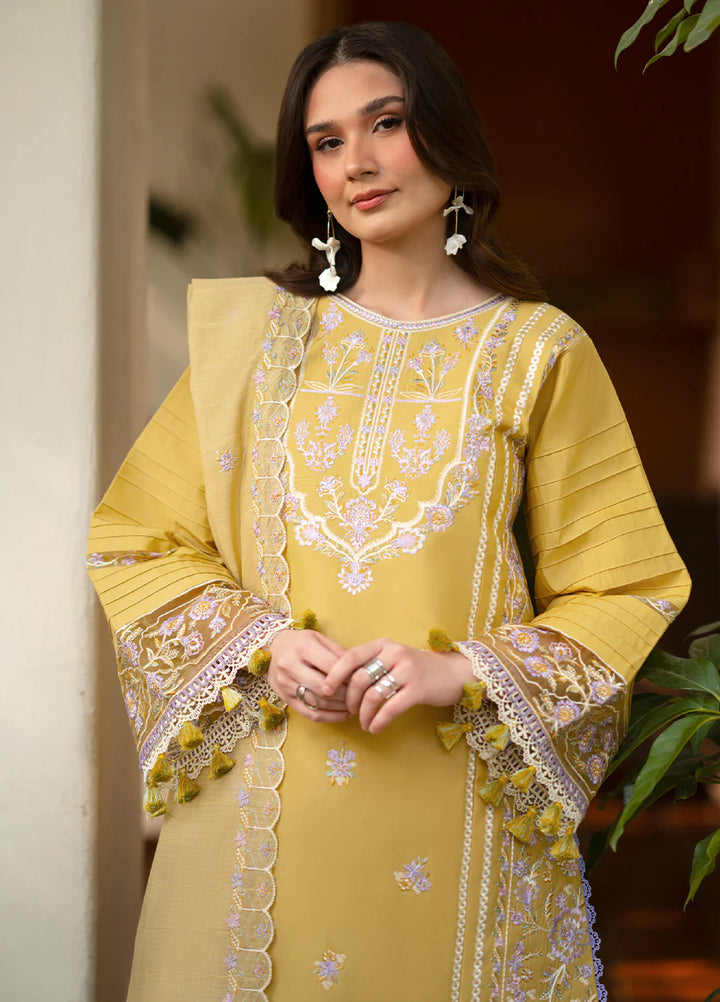 Angan by Mahnur Unstitched Embroidered Lawn 3 Piece Suit MN26UAL AAN-003 - Summer Collection