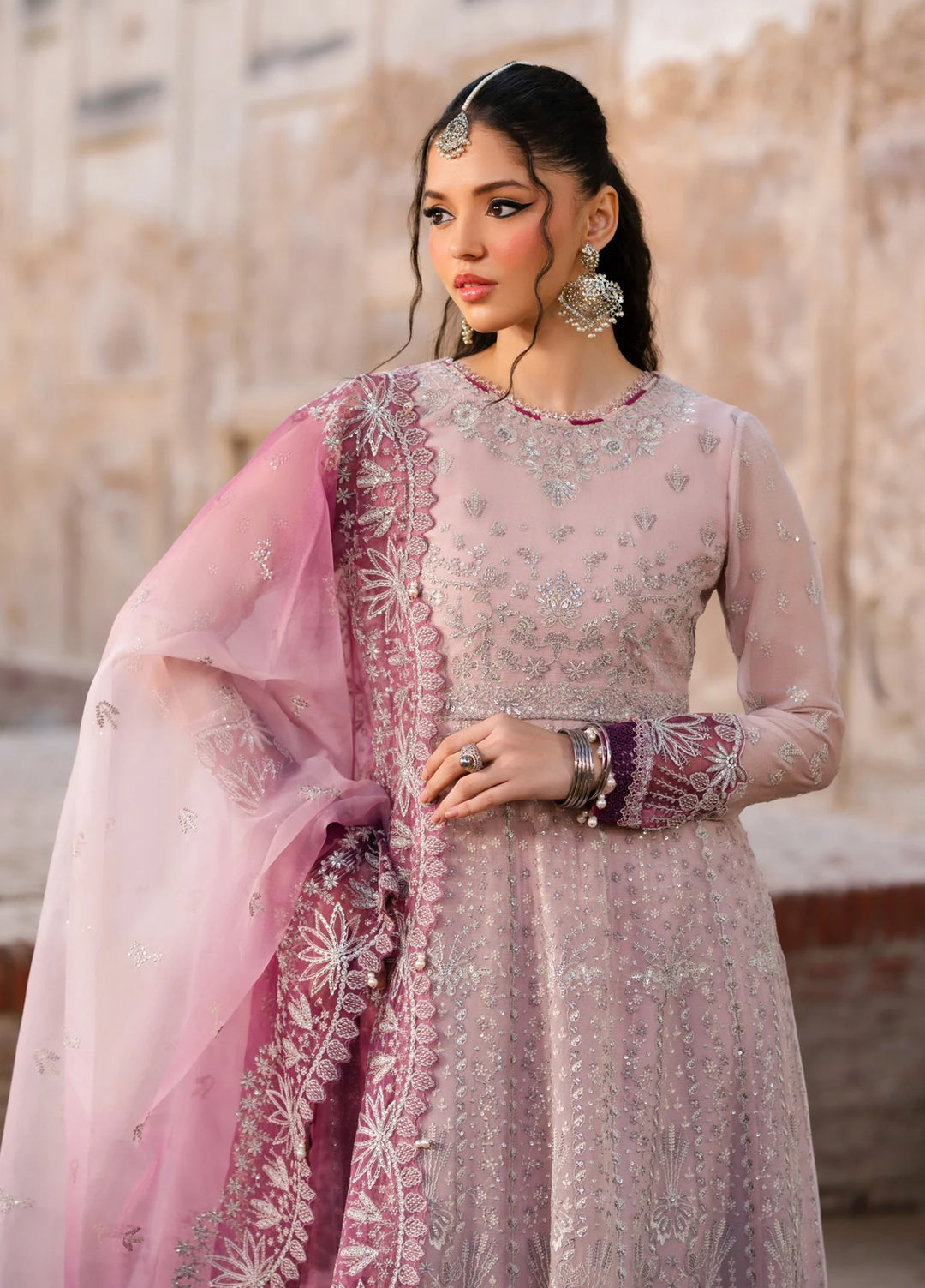 Xenia Formal Unstitched Luxury Chiffon Suits 3 Piece XE25FL Ayzal - Formals Collection
