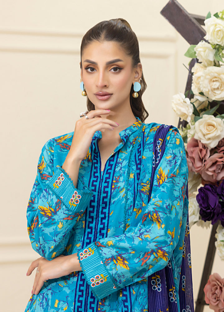 Salina by Regalia Textiles Unstitched Digital Printed Lawn 3 Piece Suit RG26SUVII D-9 - Summer Collection