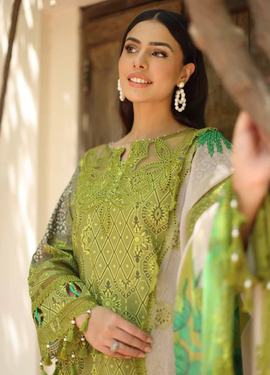 Aniiq by Charizma Unstitched Embroidered Lawn 3 Piece Suit CHR26UAL AN6-08 - Summer Collection