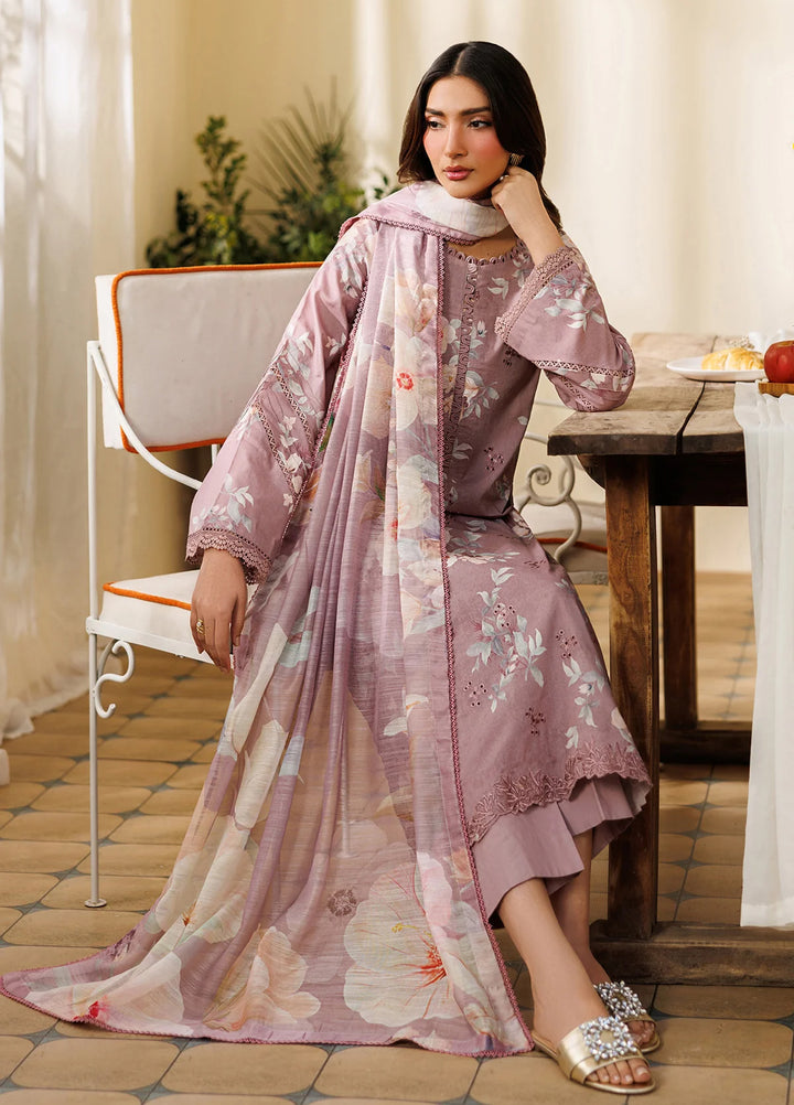 Amani by Zarif RTW Embroidered Lawn 3 Piece Suit ZR26PAL Firoh - Eid Collection