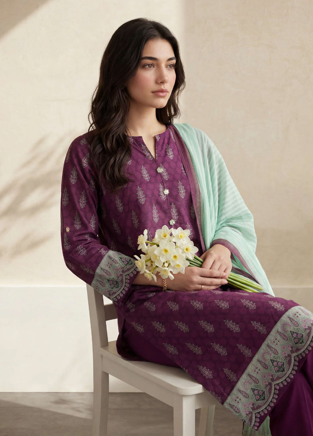 Zellbury Women RTW Printed Lawn 3 Piece Suit ZB26RLC WPS2633184 - Casual Collection