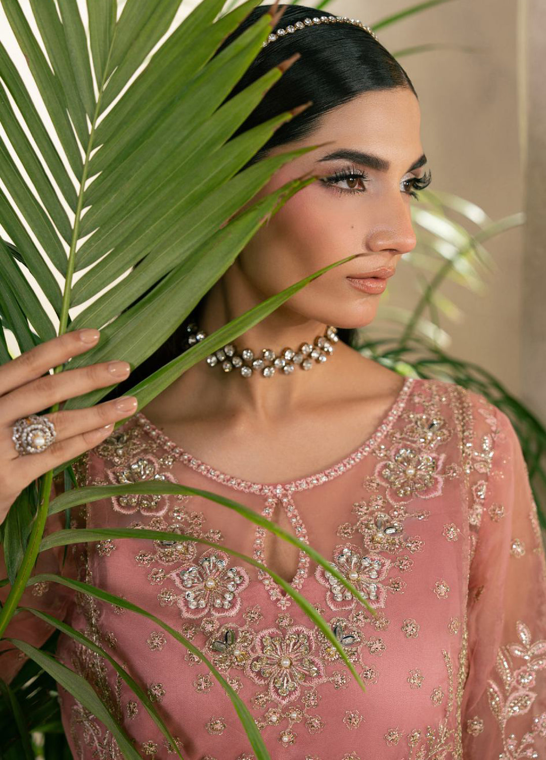 Azira by Gulaal Unstitched Luxury Embroidered Organza 3 peice GL25AF LFU-03 Zafeera - Formals Collection