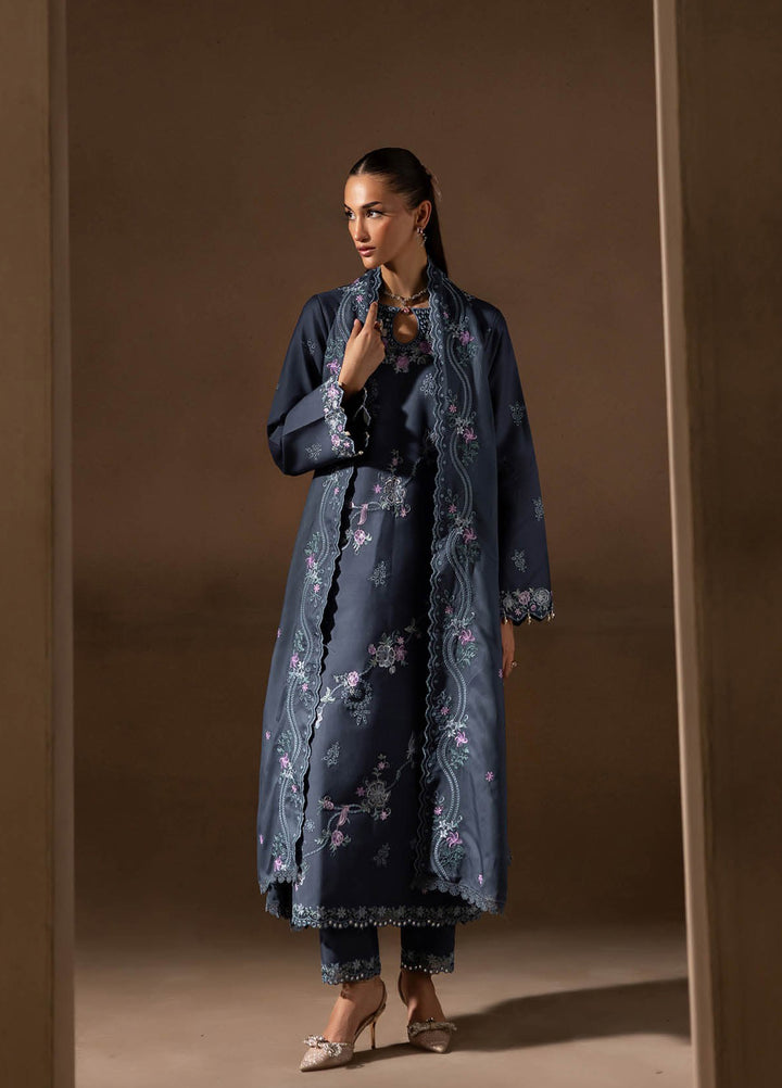 Sareen by Rajbari Unstitched Premium Viscose Chikankari 3 Piece RB25SC D-09 - Winter Collection