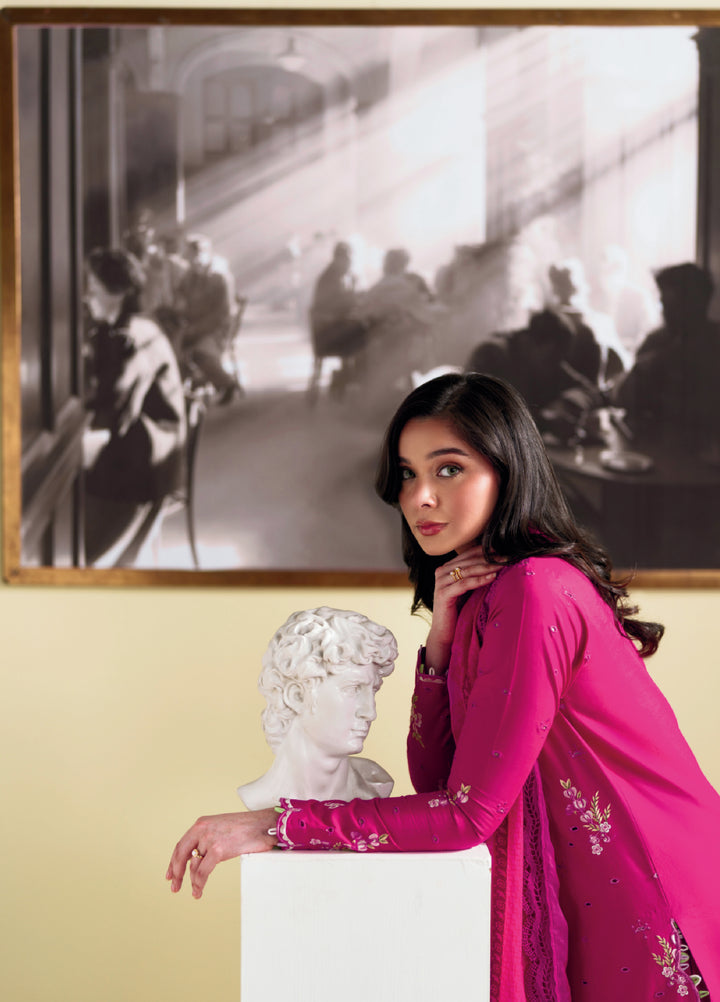 Whispers of Summer by Neeshey Unstitched Embroidered Luxury Lawn 3 Piece Suit NSH26ULW CECILY - Summer Collection