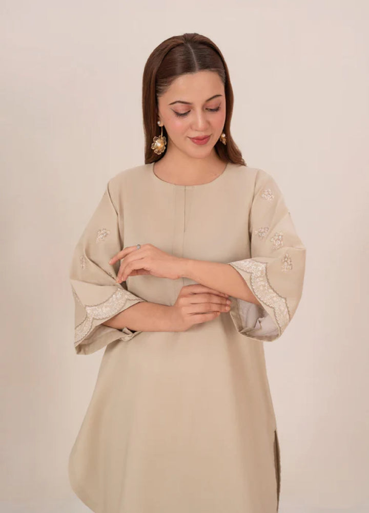 The Basic by Chandan Nagri Women Pret Co Ord Set Lawn Solids 2 Piece Aira - Summer Collection