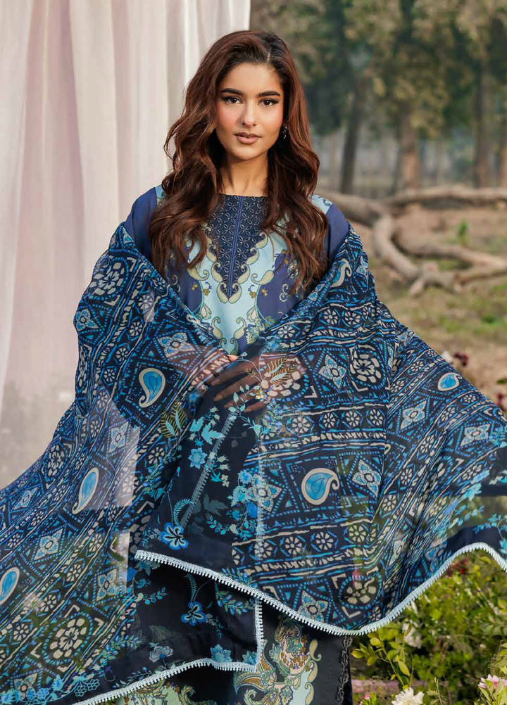 Rang e Bahar by Charizma Unstitched Embroidered Lawn 3 Piece Suit CHR26URB CRB6-03 - Summer Collection