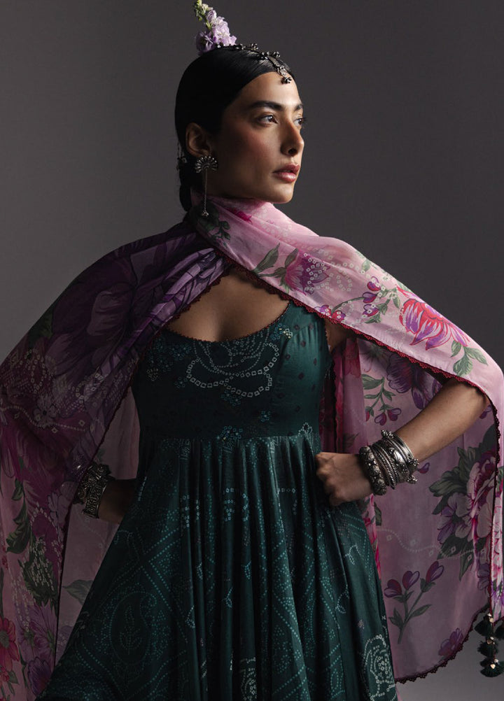 Anarkali by Zara Shahjahan Unstitched Embroidered Lawn 3 Piece Suit ZS26UAL D-04 NAYAB - Eid Collection