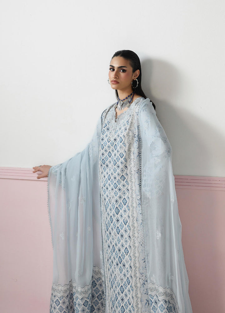 Q Prints by Qalamkar Unstitched Printed Lawn 3 Piece Suit QLK26UQL ALINE QQP-10 (B) - Summer Collection