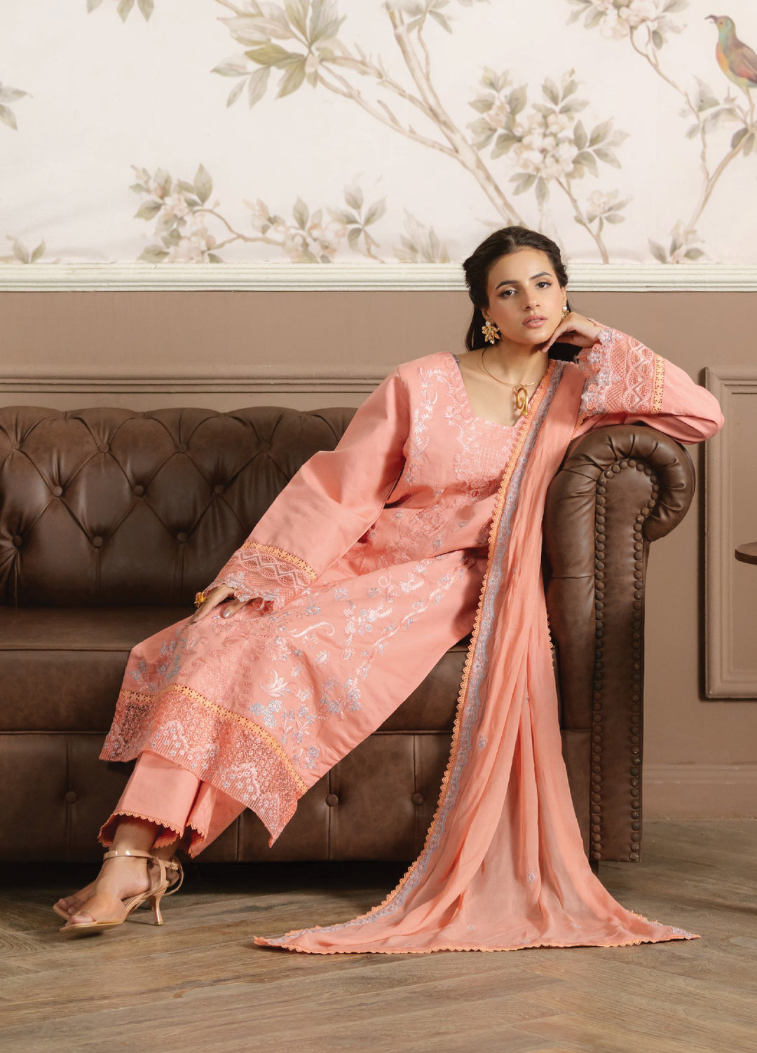Noore by Ayleen Unstitched Embroidered Lawn 3 Piece Suit AY26ULN Chashm - Eid Collection