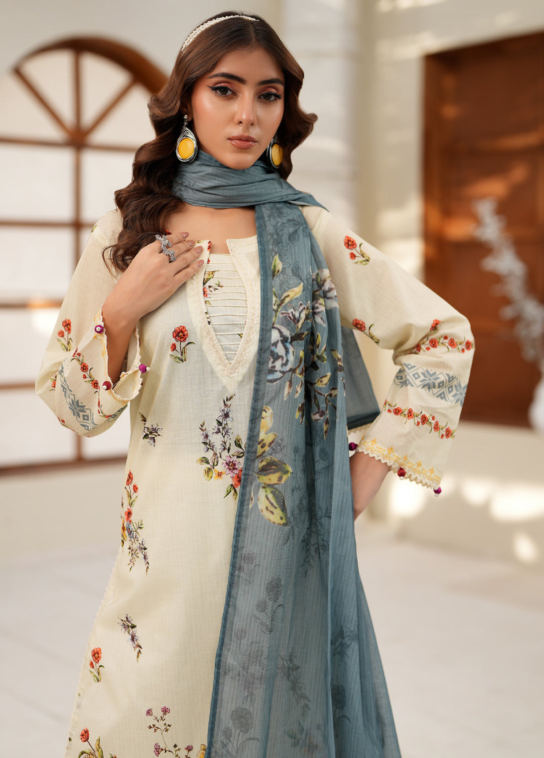 Salina by Regalia Textile Unstitched Printed Lawn 3 Piece Suit RG26DPS D-6 - Summer Collection