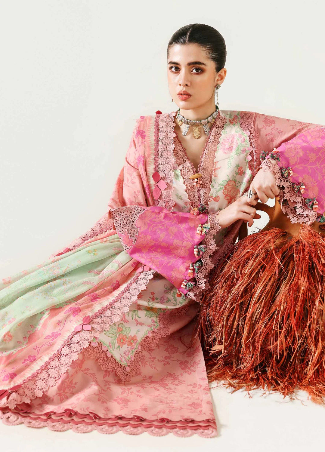 Neoma Prints by Republic Unstitched Embroidered Lawn 3 Piece Suit RW26UNP RSP-04 - Summer Collection