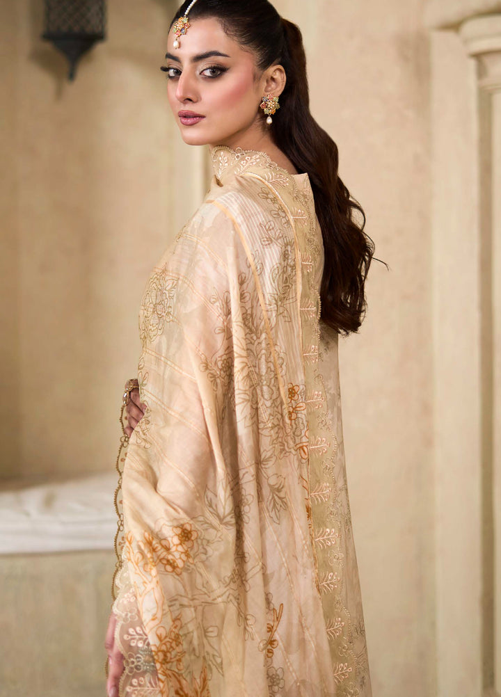 Applique Kari by Al Zohaib Unstitched Embroidered Lawn 3 Piece Suit AZ26AVI D-01 - Summer Collection